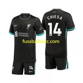 Fußballtrikots Liverpool Chiesa 14 Kinder Auswärts Trikotsatz 2024-2025